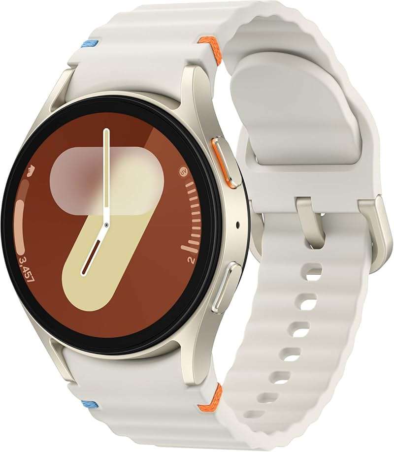 SAMSUNG Galaxy Watch 7 40mm Bluetooth Smartwatch w/Energy Score, Wellness Tips, Heart Rate Tracking, Sleep Monitor, Fitness Tracker, 2024, Cream (Renewed) - Image 1