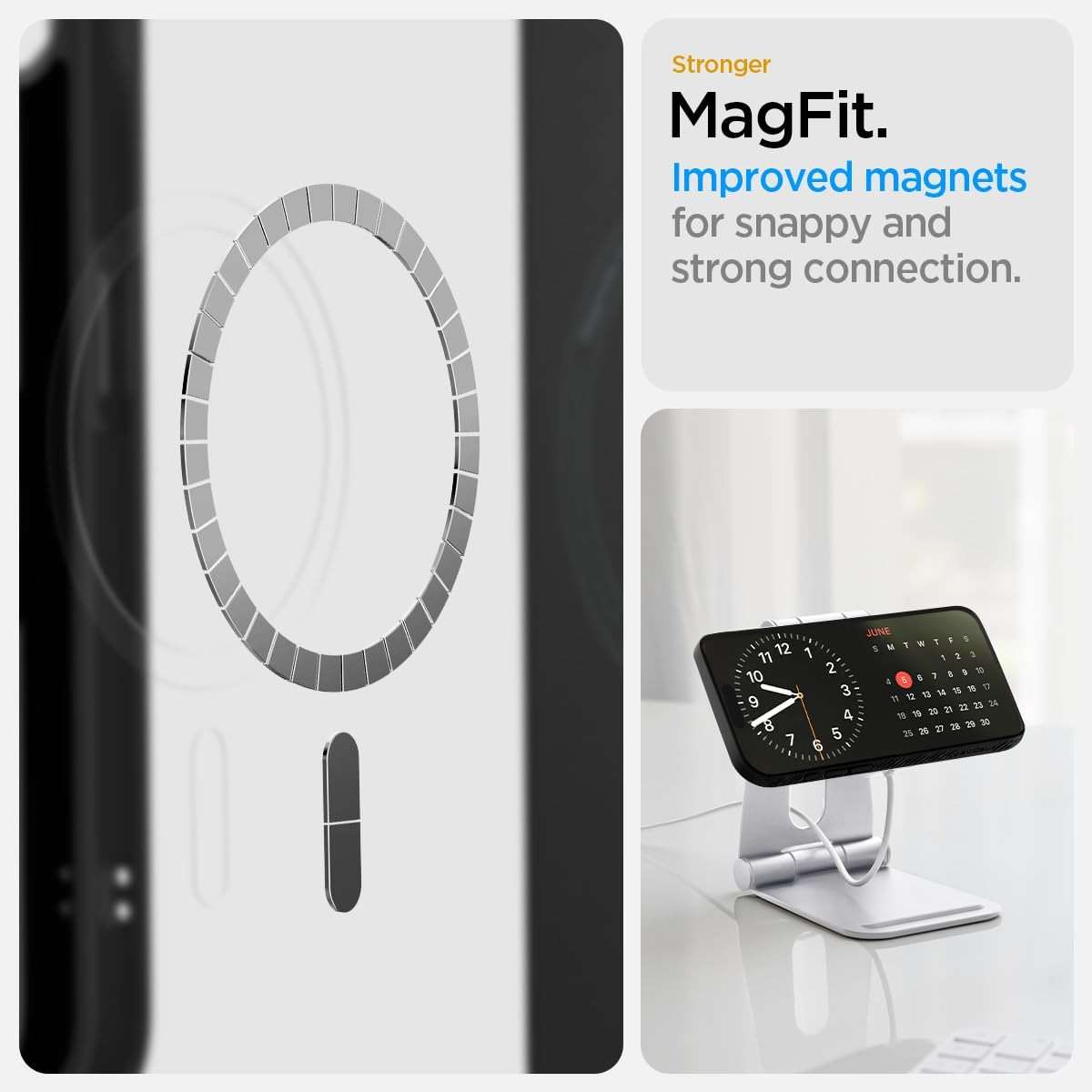 Spigen for iPhone 17e / 16e Case, Liquid Air MagFit [Compatible with Magsafe Accessories] [Military-Grade Protection] - Matte Black - Image 3