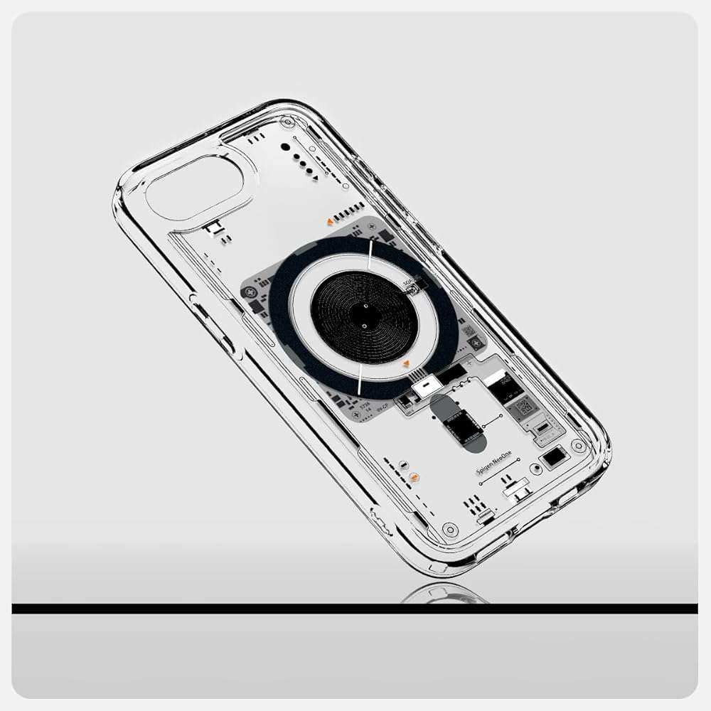 Spigen Ultra Hybrid MagFit Direct Digital Printing Case for iPhone 17e / 16e Case [Custom Design][Compatible with Magsafe] - Neo One - Image 7