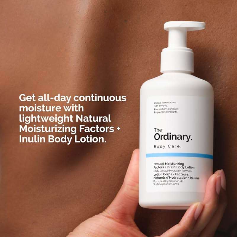 The Ordinary Natural Moisturizing Factors + Inulin Body Lotion, Lightweight Hydration for All-Day Moisture & Skin Barrier Support, Accepted by the National Eczema Association, 8.1 Fl Oz - Image 3