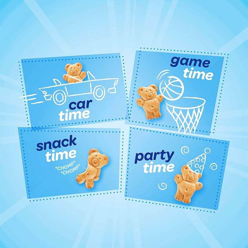 TEDDY GRAHAMS Honey Graham Snacks, 40 Kids Snack Packs (4 Boxes) - Image 10