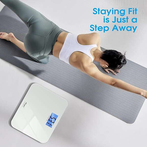 Awaiymi Talking Scales for Body Weight, Highly Accurate Digital Talking Bathroom Scale with Large LCD Screen, Auto On & Off, Talking Scales for Visually Impaired or Elderly, Includes Batteries, 551 LB - Image 6