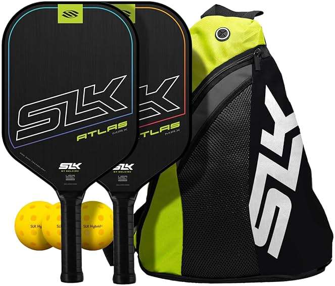 Selkirk Sport SLK Pickleball Paddles Set of 2 | Designed in The USA | Choose The SLK Neo Graphite, SLK Neo Fiberglass Pickleball Set or SLK Atlas Pickleball Bundle - Image 1