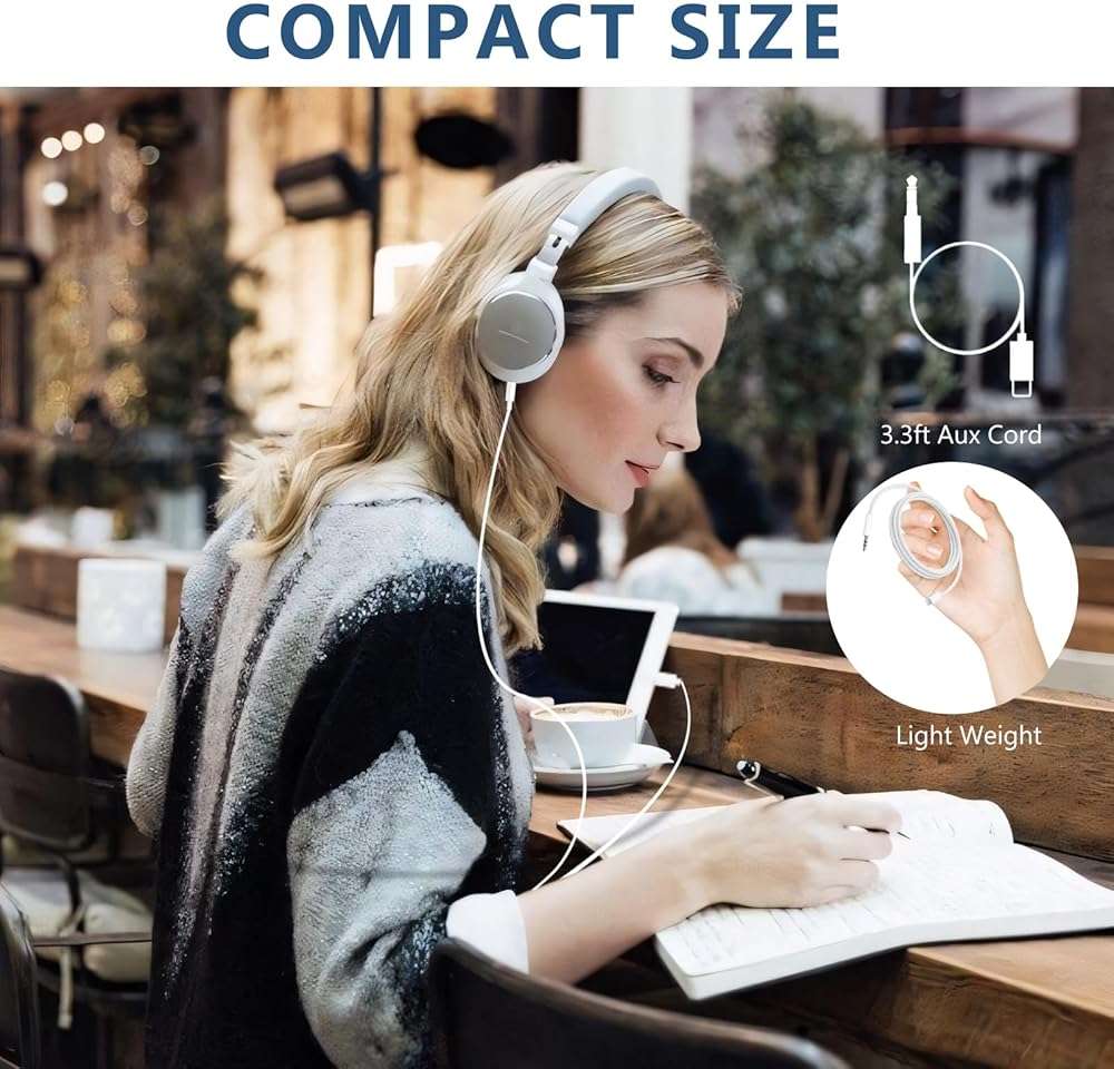 USB C to 3.5mm Audio Aux Jack Cable,3.3 ft, aux Cord for iPhone,Type C to 3.5mm Aux Headphone Stereo Cord Car Cable for iPhone 16/16 Pro, Samsung Galaxy S25 and Other iOS and Android Devices(White) - Image 3