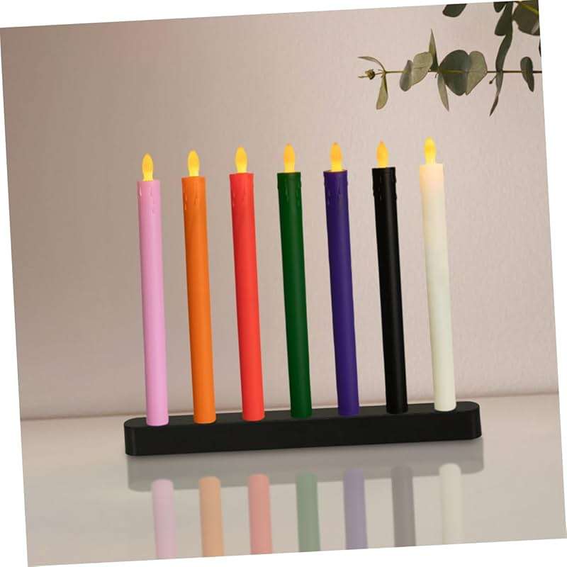 LIFKICH 2pcs Candlestick Holders Candle Holders for Weddings Parties and Home Decor Elegant Black Centerpiece for Romantic Atmosphere - Image 7