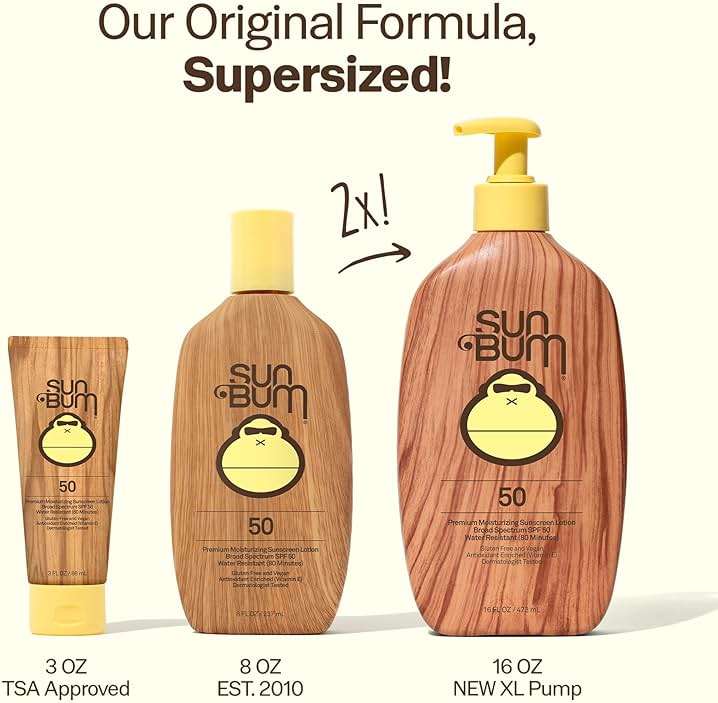 Sun Bum Original SPF 50 Sunscreen Body Lotion - Broad Spectrum Moisturizing Sunscreen with Vitamin E - Hawaii 104 Act Compliant (Made Without Octinoxate & Oxybenzone) - 16 oz - Image 4