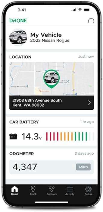 DroneMobile X2-MAX with LTE + Advanced GPS + Backup Battery Add-On Module Location Tracker: Vehicle LTE GPS Tracker with Smartphone Control & Vehicle Health Monitoring (Subscription Required) - Image 4