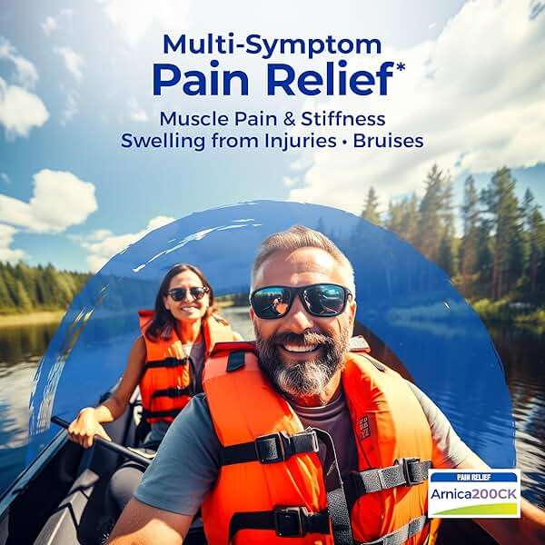 Boiron Arnica Montana 200CK Homeopathic Medicine for Pain Relief, Muscle Pain & Stiffness, Swelling from Injuries, & Bruises - 3 Count (240 Pellets) - Image 2