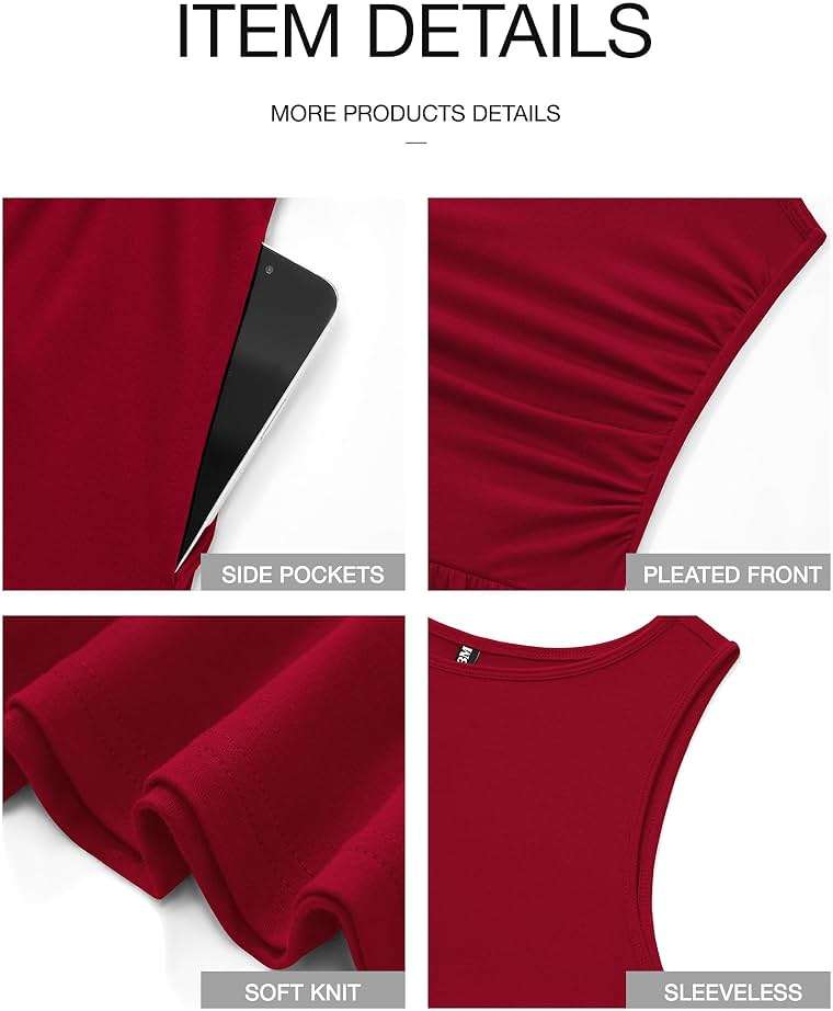 BTFBM Summer Maxi Dresses for Women 2026 Spring Sleeveless Casual Ruched High Waisted Long Sundress Flowy Beach Dress - Image 7