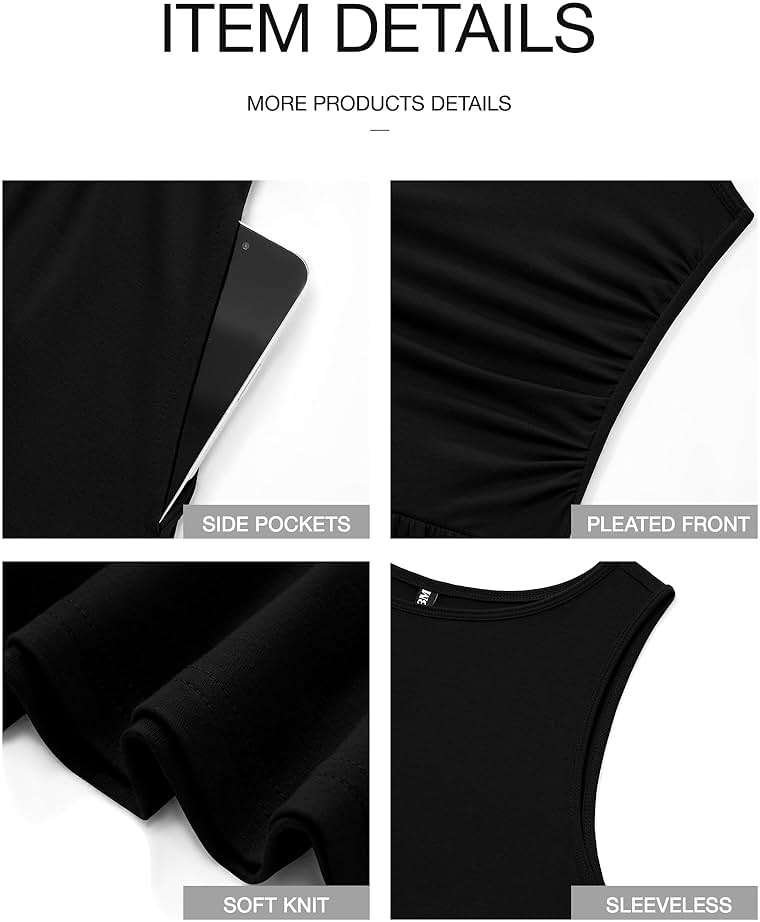 BTFBM Summer Maxi Dresses for Women 2026 Spring Sleeveless Casual Ruched High Waisted Long Sundress Flowy Beach Dress - Image 7