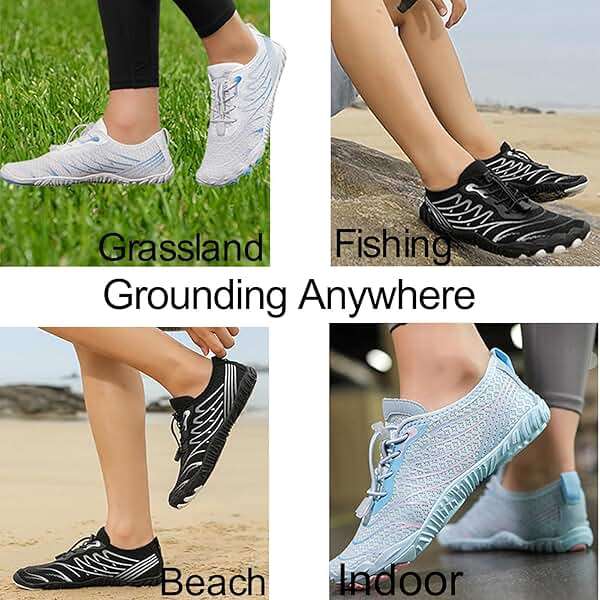 Grounding Barefoot Shoes with Copper , Effective Full-Chain Grounding | Solid Copper Screws,Conductive Insoles，Extra Conductive Socks.Zero-drop,flexible wide toe box,for unisex - Image 7