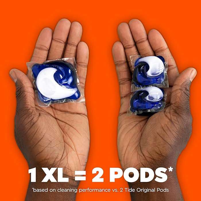 Tide Oxi Boost Power PODS Laundry Detergent Pacs, 18 Count, Set-In Stain Removal + Oxi Power, laundry soap detergent pacs - Image 6