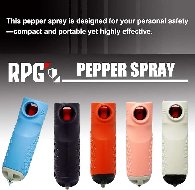 3-in-1 Self-Defense Pepper Spray, Pepper Spray with Seat Belt Cutter & Window Breaker - Safety Keychain Set for Women | Self Defense Weapons & Car Essentials | Made in The USA - Image 8