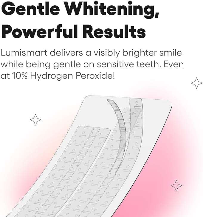 Something Nice Lumismart Whitening Strips - Dentist-Designed, Enamel Safe, up to 42 Treatments with Smart Adjust - Teeth Whitening Strips in Watermelon for Sensitive Teeth - Image 2