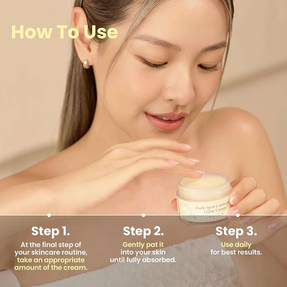 AXIS-Y Dark Spot Correcting Glow Cream – Brightening Moisturizer for Face with 2% Alpha Arbutin, 5% Niacinamide & Ceramides – Hydrating Korean Skincare for Dark Spots & Uneven Tone (1.69 fl. oz.) - Image 6