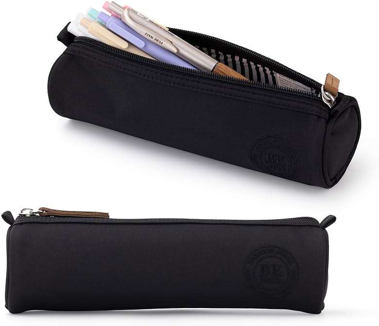 EASTHILL Small Pencil Case Pencil Pouch Stationery Pen Bag Office Supplies for Girls Women-Black - Image 7