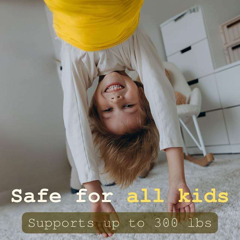 Sensory Swing for Kids & Adults (300 lb Capacity) - Indoor & Outdoor Therapy Swing - Soft Calming Hug Effect for ADHD, Autism & Sensory Seekers - Hardware Included - Image 3