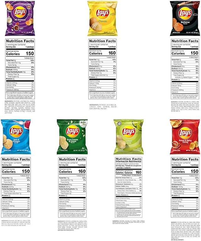 Lay's Potato Chips Variety Pack, 1 oz Bags, (21 Pack) (Packaging and Formula May Vary) - Image 2