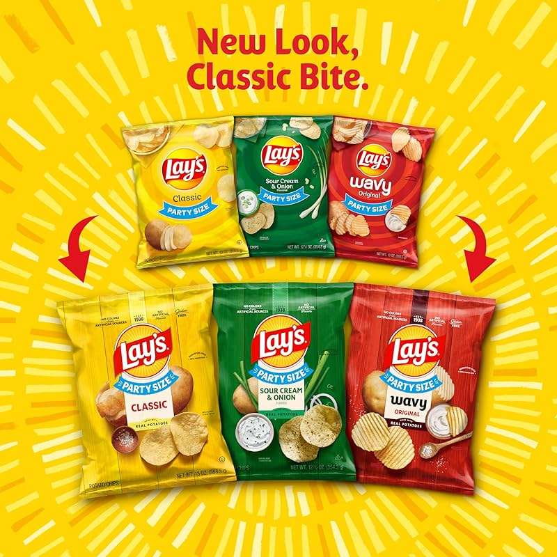 Lay's Potato Chips Variety Pack, 1 oz Bags, (21 Pack) (Packaging and Formula May Vary) - Image 3
