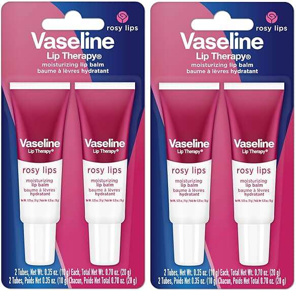Vaseline Lip Therapy Rosy Lips Moisturizing Lip Balm - Twin Pack (2-Pack) - Image 1
