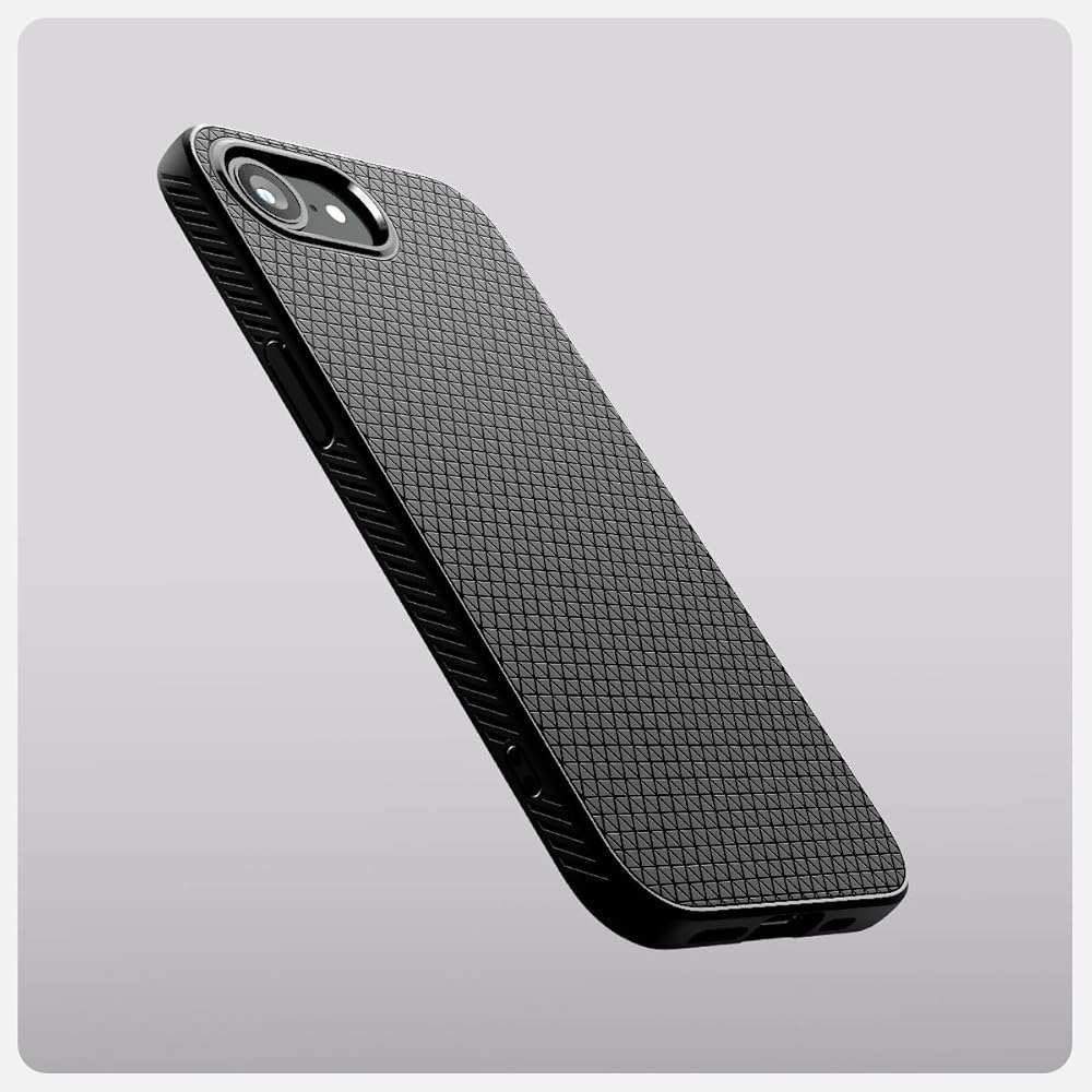 Spigen for iPhone 17e / 16e Case, Liquid Air [Military-Grade Protection] - Matte Black | Military-Grade Protection - Image 7