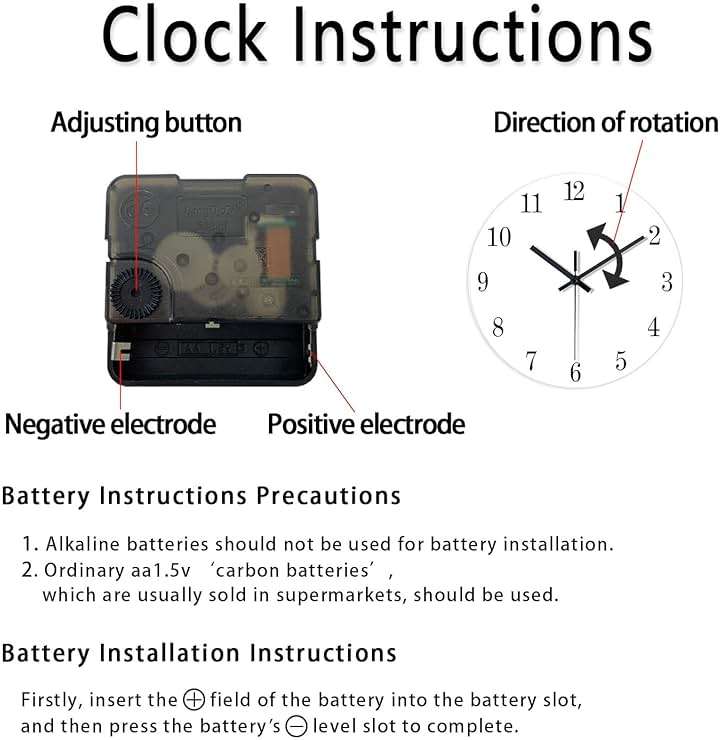 Constantplanet Analog Glow in The Dark Wall Clock Battery Operated 12 Inch Blue Light Up Clock for Wall Silent Wall Clock for Kids Bedroom - Image 6