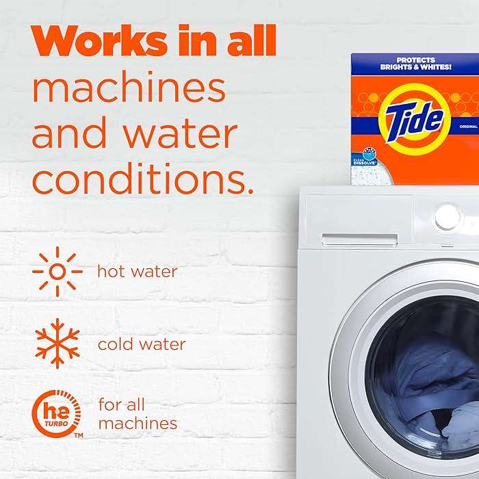 Tide Powder Laundry Detergent, Original Scent, 75 Loads, 85 oz - Image 7