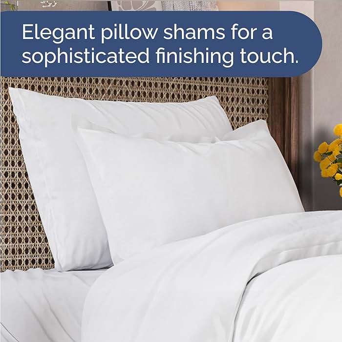 Queen Comforter Set - White Bedding for All Seasons - 3 Piece Bed Set, 1 Lightweight Comforter (88" x 88") and 2 Pillow Shams (20" x 26") - Box Stitched Down Alternative, Duvet Insert with Corner Tabs - Image 7