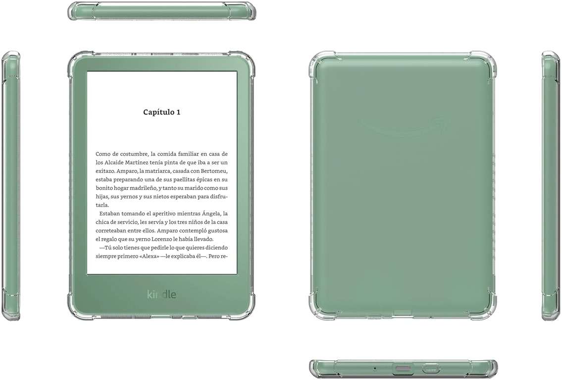Clear Case for 6.0 inch Kindle Basic 11th Generation 2024 & 2022 Release 6" Tablet (NOT for Paperwhite/Oasis), Transparent Soft TPU Cover, Shockproof Silicone Slim Anti-Scratch Shell (Clear) - Image 9