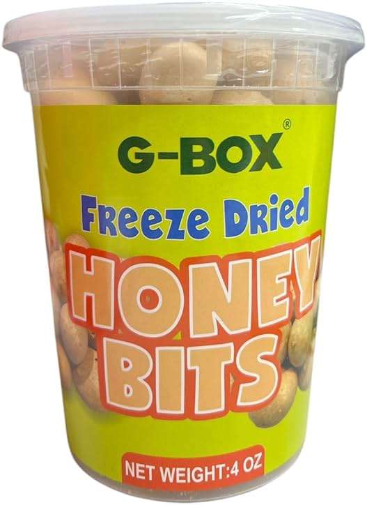G-BOX Freeze Dried Bit O Honey, 4 OZ, Crunchy Honey & Almond Candy, TikTok Trend Items Featuring Old School Candy Vibes- Perfect for Fans of Freeze Dried Candies, Air-tight Sealed in a Deli Container - Image 7