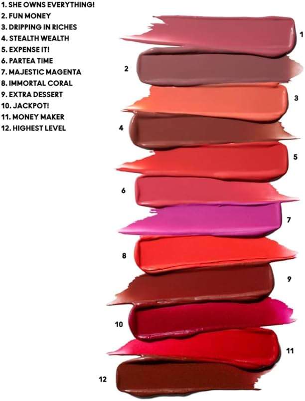 MAC Cosmetics Limited Edition Golden Girls Miniature Lustreglass Lipstick Vault x 12 - Vault and 12 Mini Lipsticks - Travel Size - Image 4