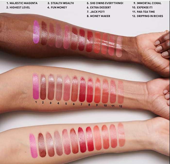 MAC Cosmetics Limited Edition Golden Girls Miniature Lustreglass Lipstick Vault x 12 - Vault and 12 Mini Lipsticks - Travel Size - Image 5