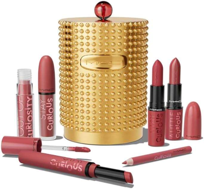 MAC Cosmetics Limited Edition Stay Curious Party Crew Vault - 4 Lipsticks - Lipgloss and Lip Pencil - Image 2