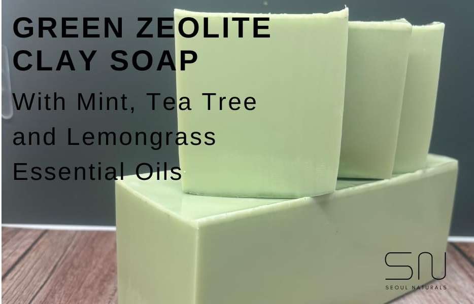 Seoul Naturals Jade Mist Green Zeolite Clay Soap with Mint, Tea Tree and Lemongrass for Nourishing, Deep Cleansing and Aromatherapy, k beauty inspired, 6 oz - Image 5
