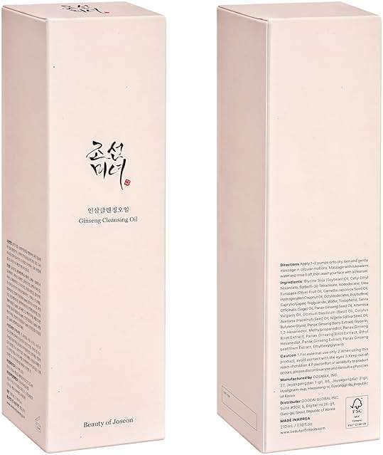 Beauty of Joseon Ginseng Cleansing Oil (210ml, 7.1 fl.oz) & Green Plum Refreshing Cleanser (100ml, 3.38 fl.oz.) & Ginseng Essence Water (150ml, 5.07 fl.oz.), Korean Skincare - Image 7