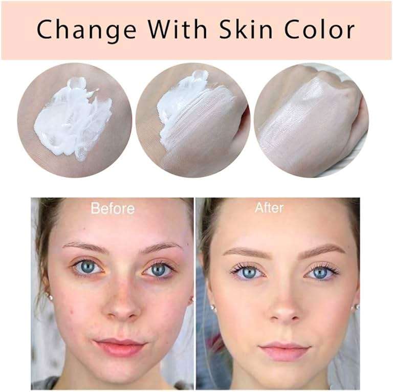 2PCS TLM Color Changing Foundation, Flawless Colour Changing Warm Skin Tone Liquid Foundation for Mature Skin, Waterproof Moisturizing Foundation Makeup Base Nude Concealer Full Coverage SPF15 - Image 4