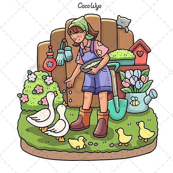 Girl Moments: Coloring Book for Adults and Teens Featuring Cute Cozy Daily Activities for Relaxation (Cozy Spaces Coloring) - Image 3