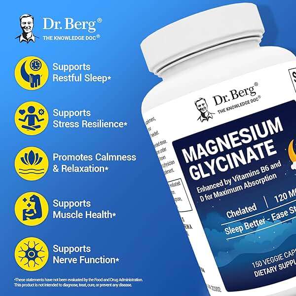 Dr. Berg Magnesium Glycinate 150ct – 4-in-1 Chelated for Muscle, Nerve, Sleep & Stress Support*– w/ D3, B6 & Zinc – 4X Lab-Tested – No Fillers – Formulated in USA, GMP-Certified - Image 2