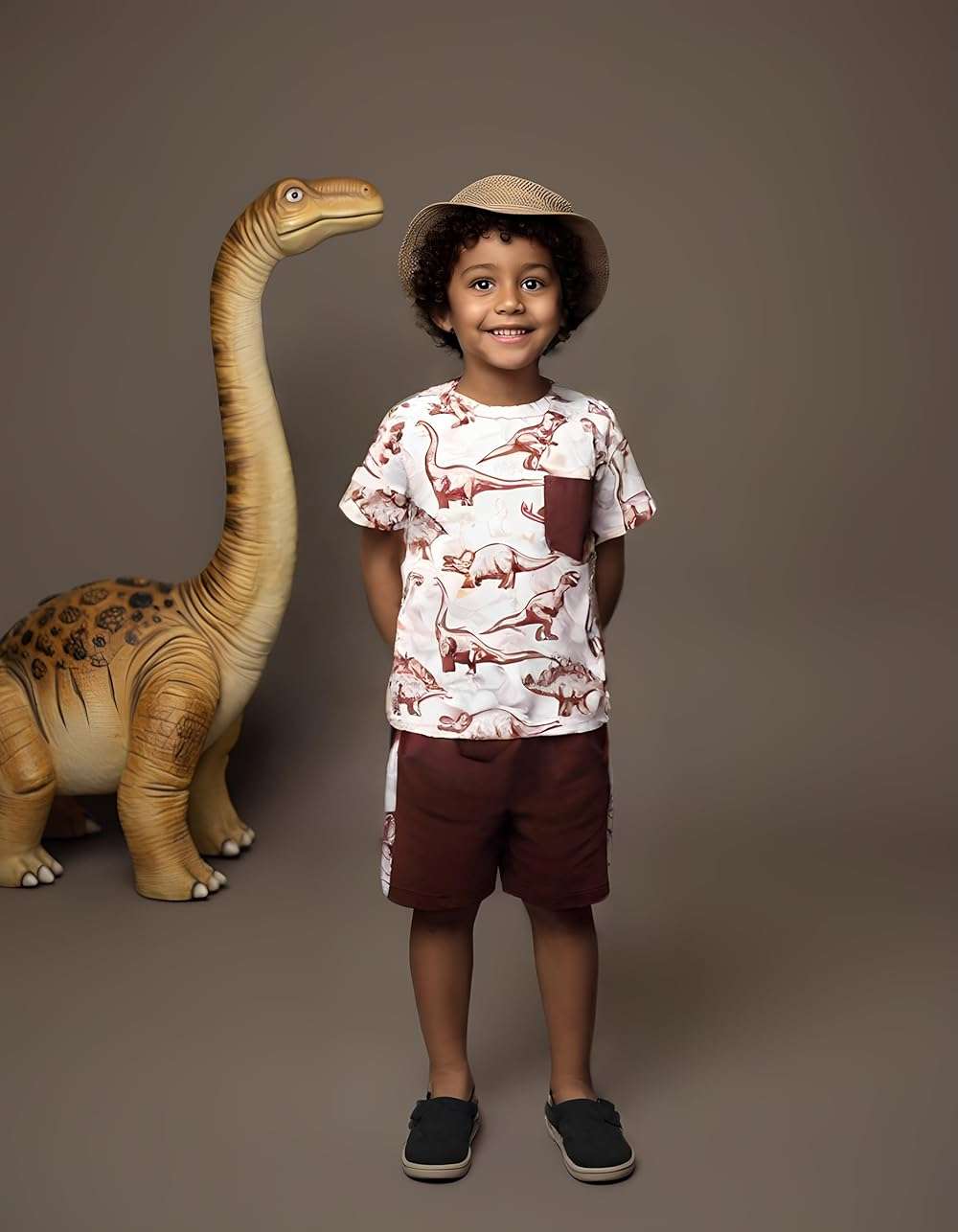 Klyatpxoen 2-7 T Toddler Baby Boy Outfits Shorts Sleeve Summer Beach Cocos T Shirts + Shorts Clothing Set - Image 4