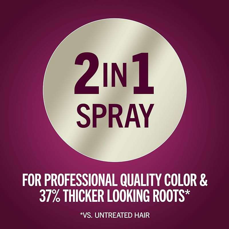 Schwarzkopf Keratin Root Temporary Hair Color Spray, Dark Brown, Instant Gray Coverage, Thicker, Fuller-Looking Roots, Easy-to-Use, No Ammonia, Low Mess Application, Scalp Friendly - Image 4