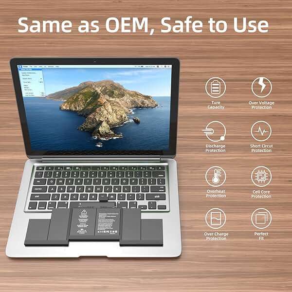 JGTM A1398 A1417 Replacement Battery for MacBook Pro 15 inch Model A1398 EMC 2673 2512 Release Version Early 2013 Mid 2012 Only (Model Identifier: MacBookPro10,1) - Image 4