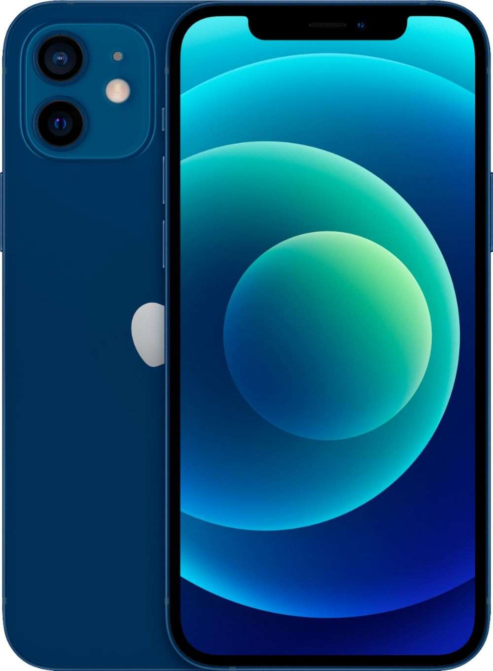 Apple iPhone 12, 256GB, Blue for Cricket Wireless (Renewed) - Image 1