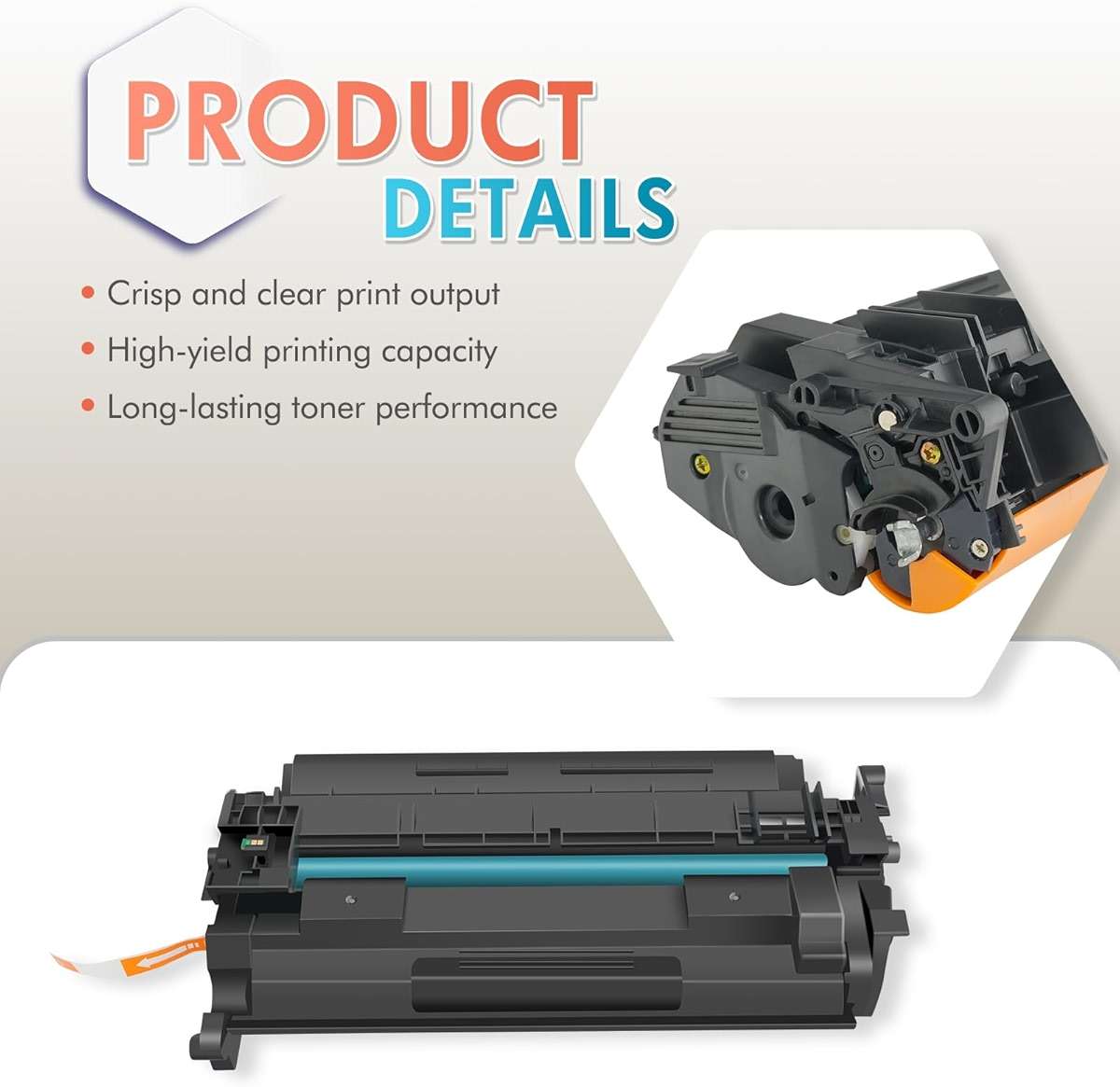 CF258A 58A Toner Cartridge Black 58X CF258X Compatible Replacement for HP 58A CF258A M428fdw for HP LaserJet MFP M428fdw M428fdn M428dw M404 M428 Pro M404n M404dn M404dw Printer 2 Pack with Chip - Image 7