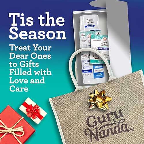 GuruNanda Whitening Wonder Duo, Dual Barrel Oxyburst Whitening Mouthwash 20 Oz & Teeth Whitening Strips with No Slip, Dry Strip Tech, 7 Day Treatments - Image 5