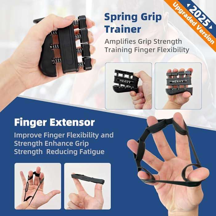 Grip Strength Tester Hand Gripper - Grip Strength Trainer Hand Dynamometer Handheld Meter LED Display Comfortable 265 Lbs / 120 Kgs Finger Strengthener for Sports Home School Gym Use - Image 8