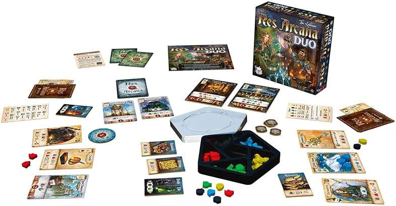 Res Arcana Duo Board Game - Strategic Two-Player Duel! Expandable Game System, Fantasy Adventure Game for Kids & Adults, Ages 14+, 2 Players, 20 Min Playtime, Made by Sand Castle Games - Image 3