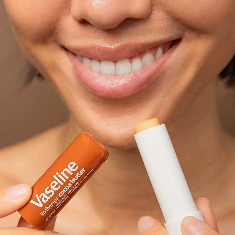 Vaseline Lip Therapy Cocoa Butter Lip Balm, 6 Pack, 0.16 Oz Ea - Image 7