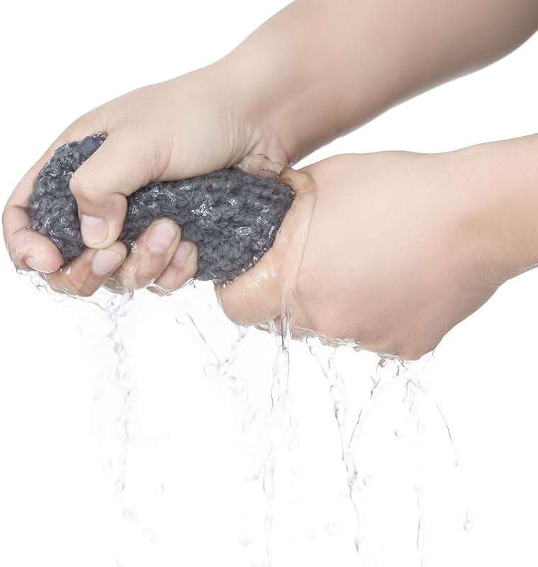MaopaoBeauty Washcloth Set for Bathroom - Quick Drying - Ultra Soft Microfiber Absorbent Towel for Bath Fitness, Gym, Shower, Hotel, and Spa - 13x13 Inch | Set of 6, Grey - Image 7