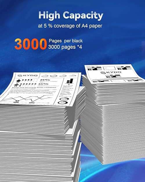Skydo TN760 Toner Compatible for Brother TN 760 Brother Toner Cartridge TN-760 TN-730 Cartridge Work with MFC-L2710DW MFC-L2750DW HL-L2350DW HL-L2370DW DCP-L2550DW HL-L2395DW Printer 760 (4 Black) - Image 2