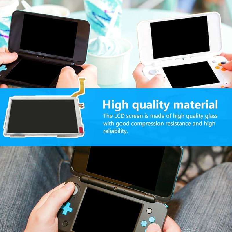 JRSHOME Top LCD Screen Upper Display Unit Replacement for Nin Ten do New 3DS XL/New 3DS LL (2015) - Image 3